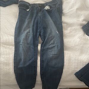 GAP Women's Dark Blue Skinny Jeans